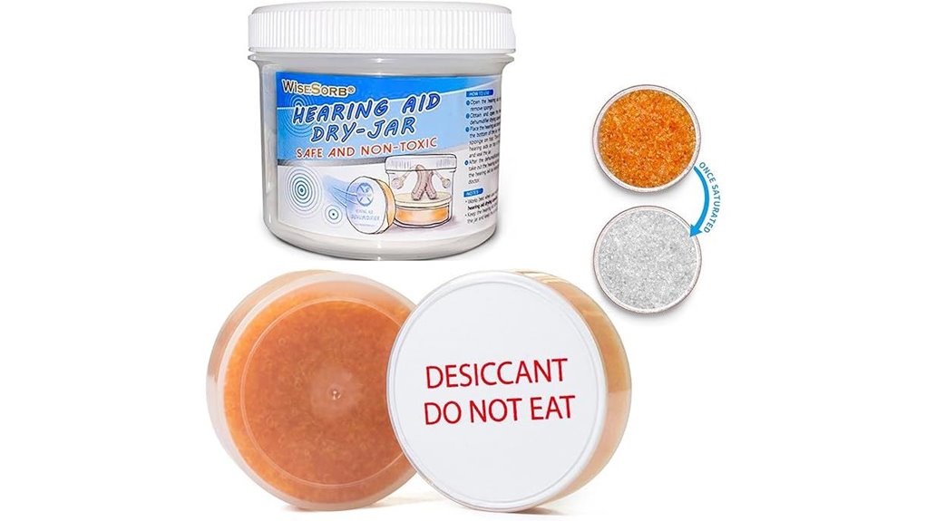 hearing aid drying system