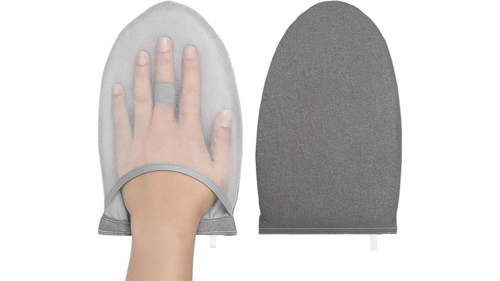 heat resistant ironing glove with loop