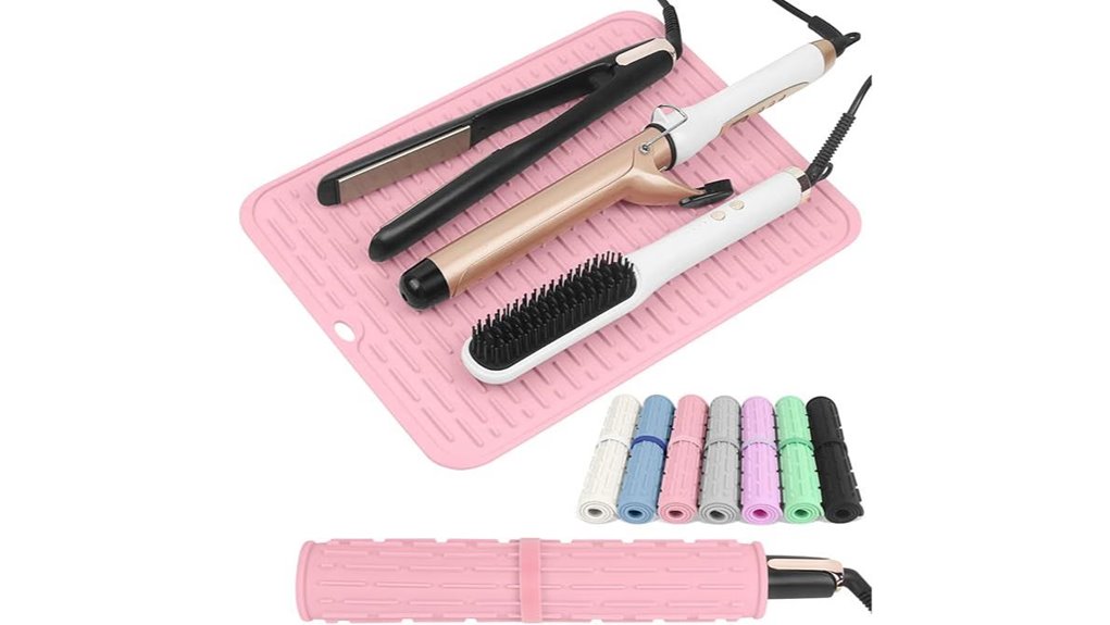 heat resistant silicone styling mat