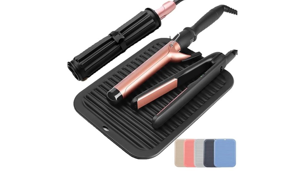 heatproof silicone styling mat