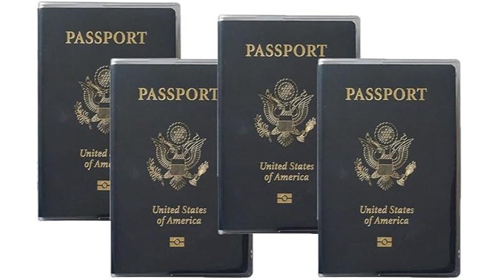 heavy duty clear passport covers