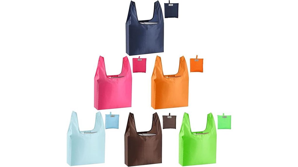 heavy duty foldable polyester grocery totes