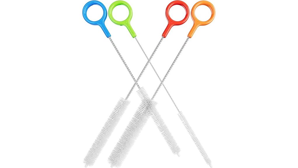 heavy duty four pack straw cleaning