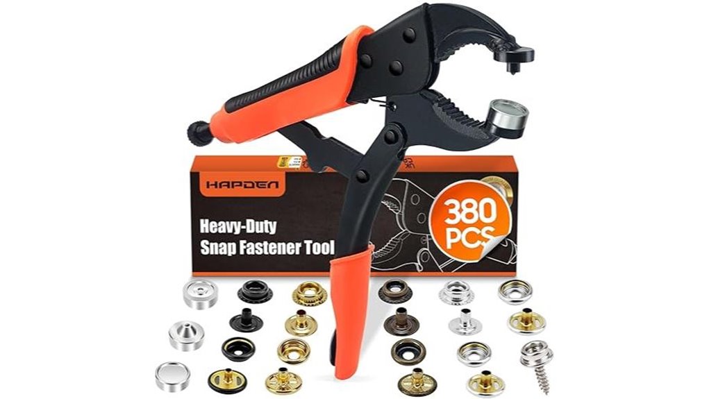 heavy duty snap fastener kit