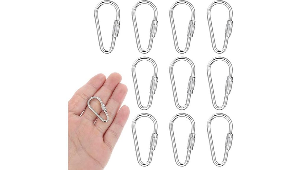 heavy duty stainless steel carabiners