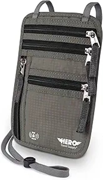 hero rfid neck wallet