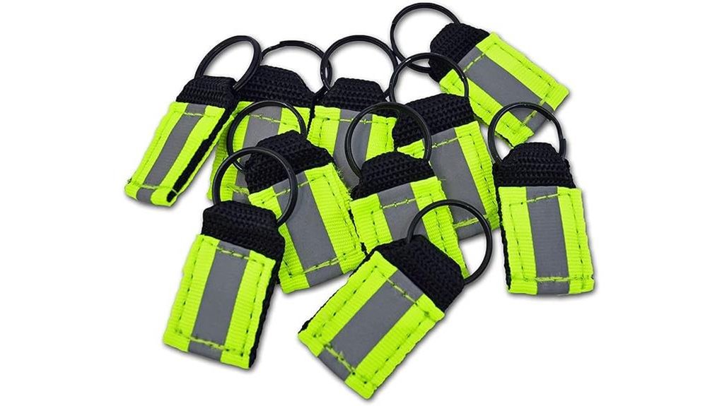 hi vis reflective zipper pulls