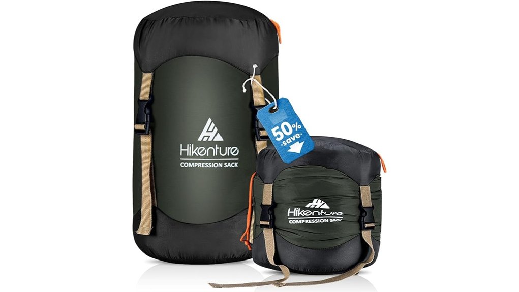 hikenture sleeping bag compression