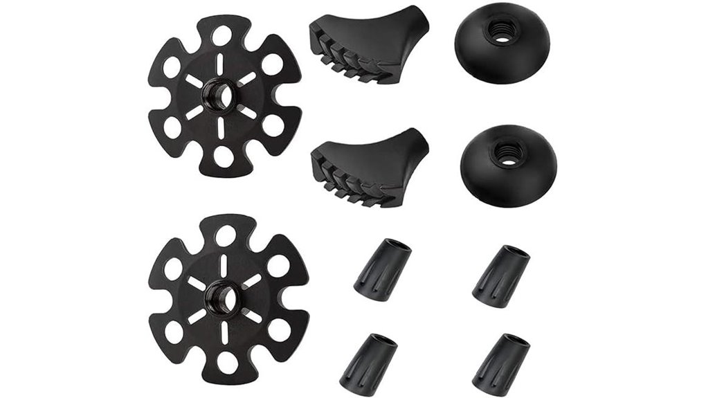 hiking pole rubber tips