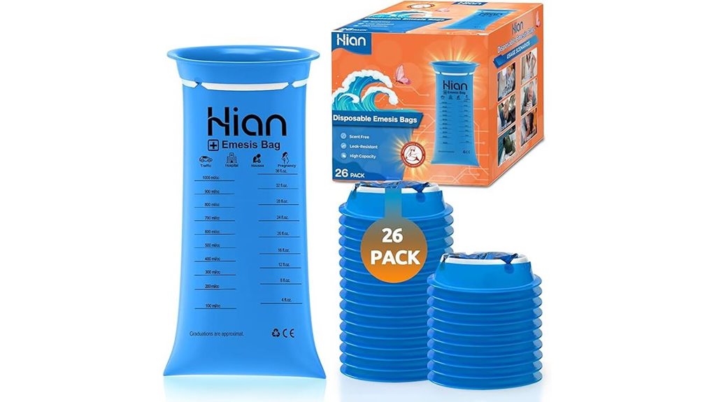 hion 1000ml disposable vomit bags
