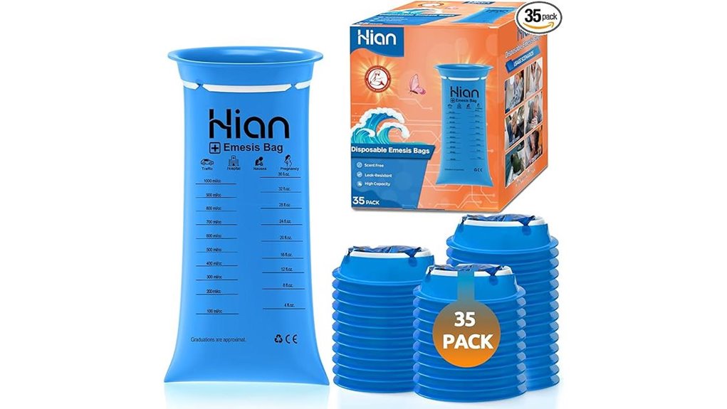 hion 1000ml disposable vomit bags