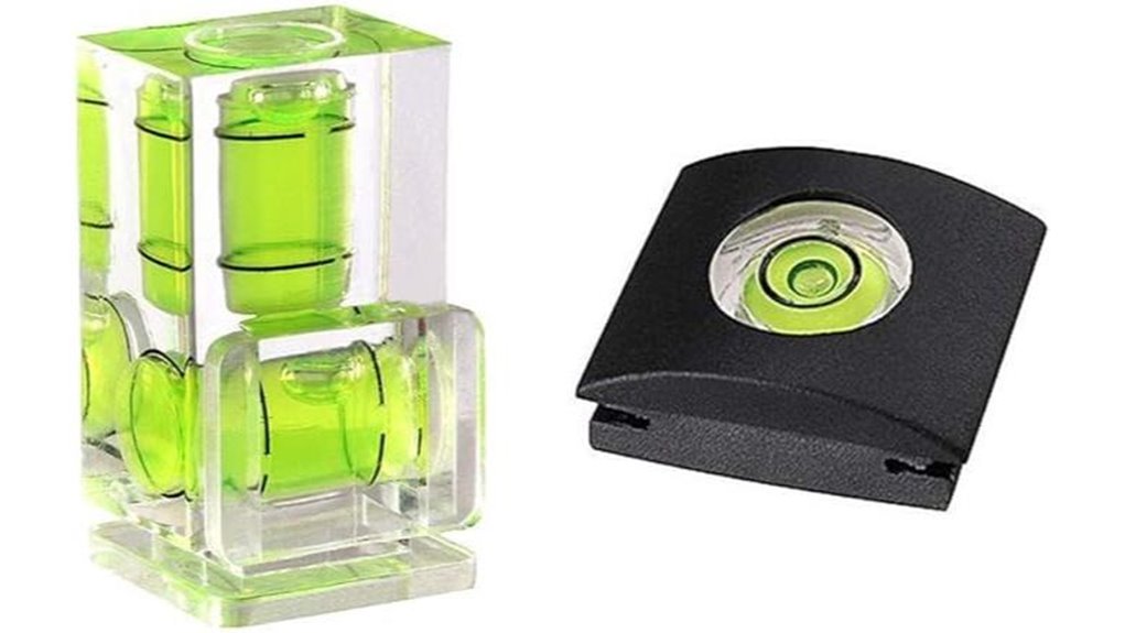 hot shoe bubble level combo