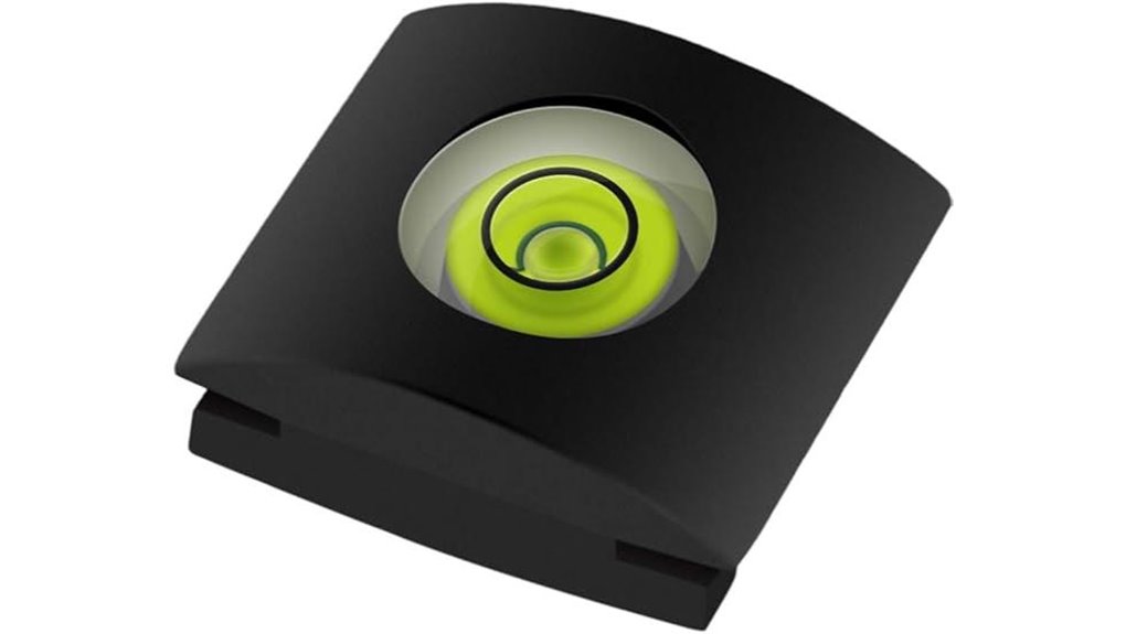 hot shoe camera bubble level