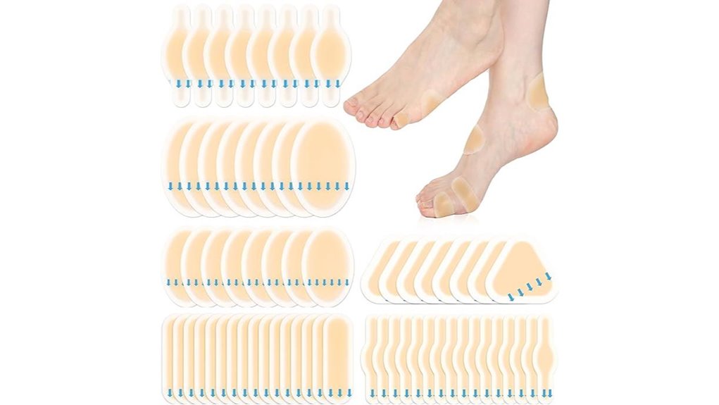 hydrocolloid foot blister bandages