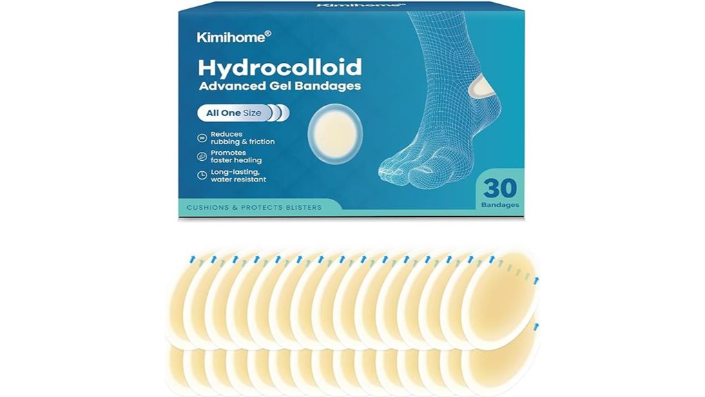 hydrocolloid heel blister bandages