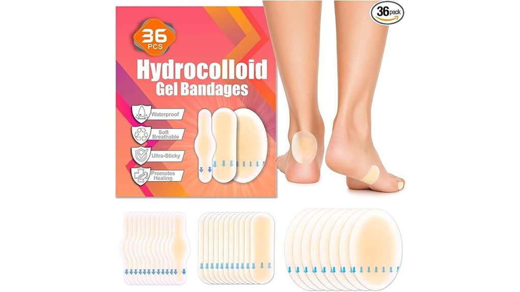 hydrocolloid waterproof blister pads
