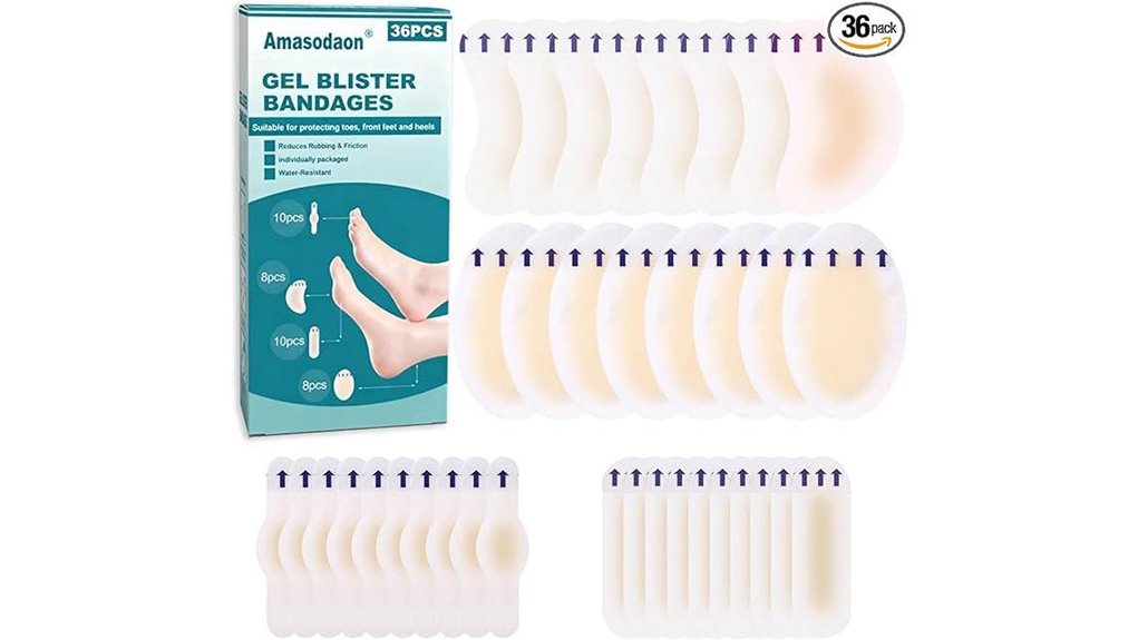 hydrocolloid waterproof foot bandages