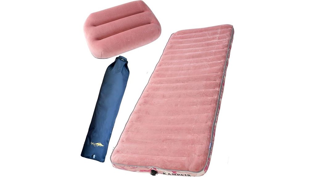 inflatable camping sleeping pad