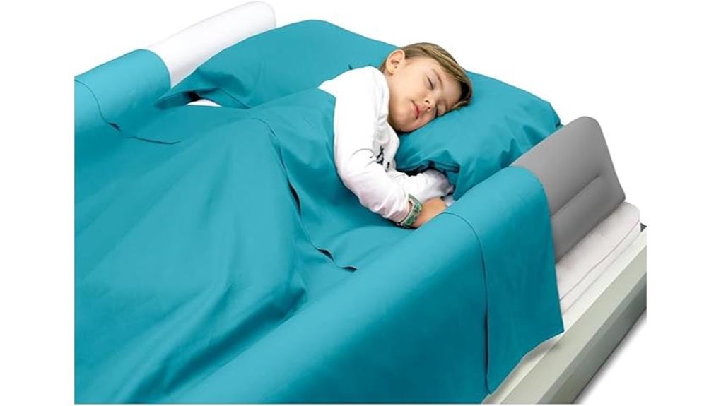 inflatable kids bed bumpers