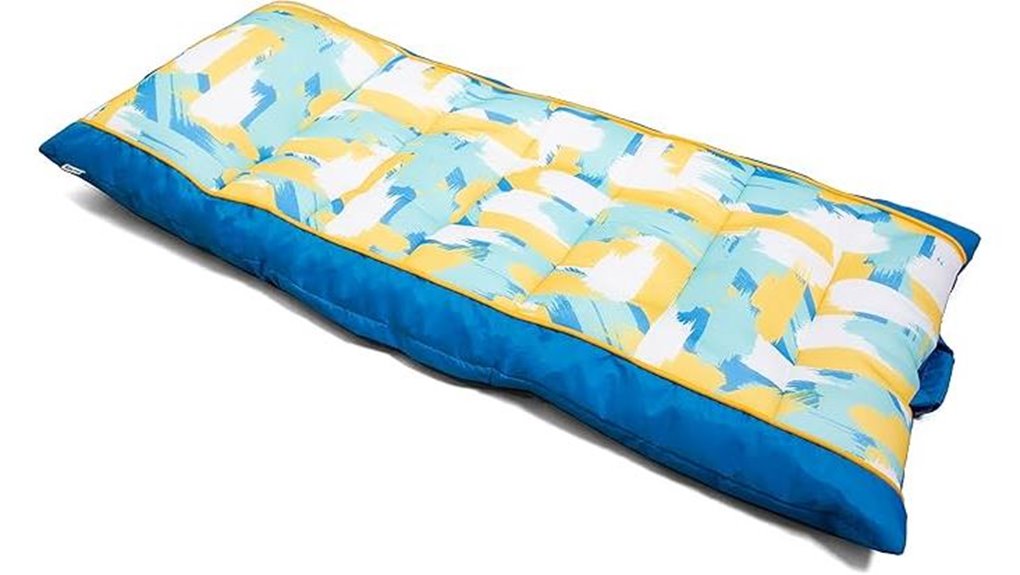 inflatable pool lounger with headrest