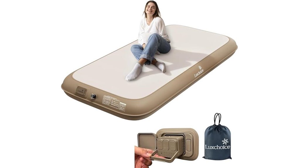 inflatable twin air mattress with pump