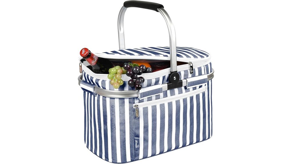 insulated collapsible picnic cooler