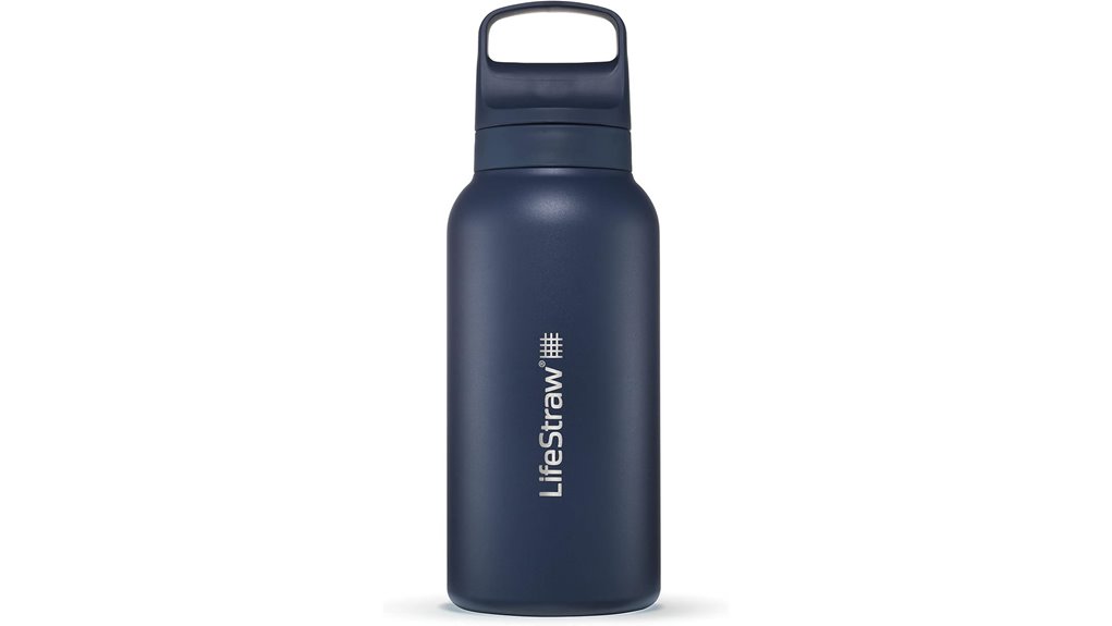 insulated filtered steel bottle