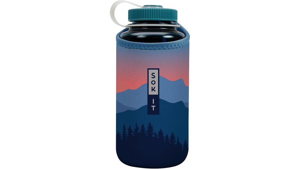 insulated neoprene water bottle sleeve