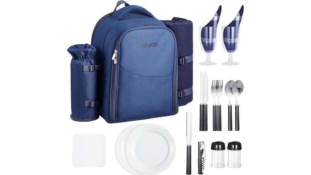 insulated two person picnic backpack