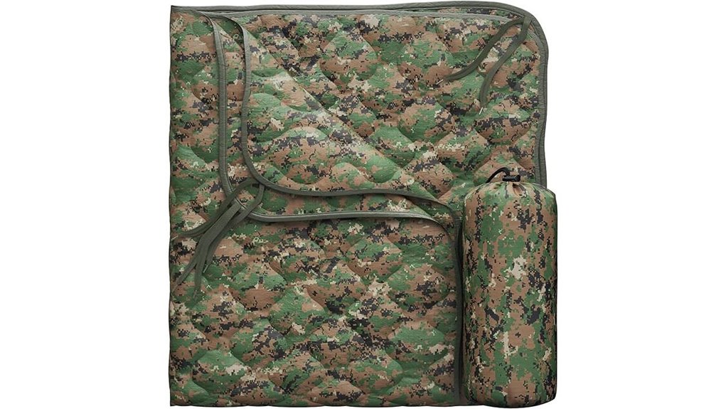 insulated waterproof military poncho blanket