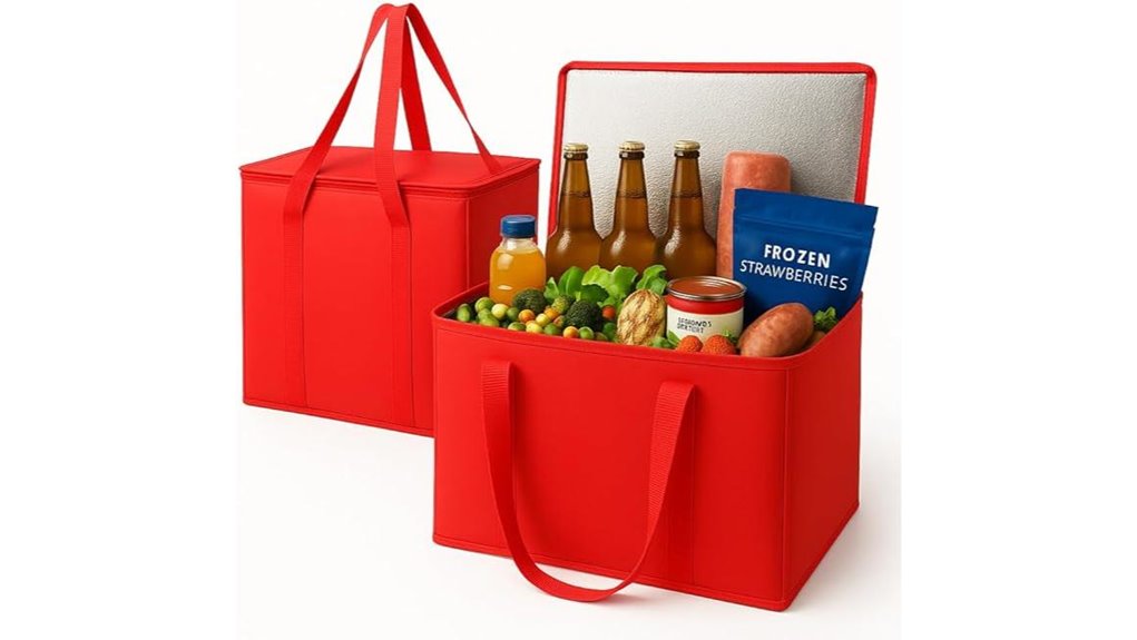 insulated xl reusable grocery coolers