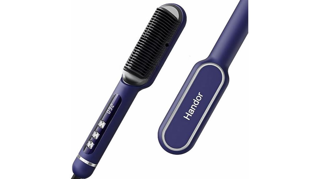 ionic hair straightener brush
