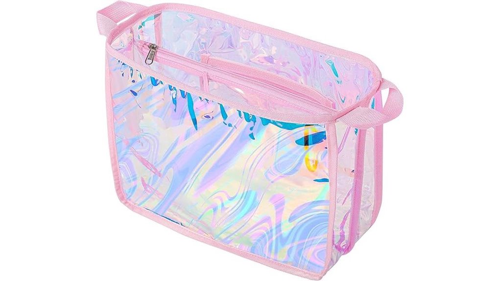 iridescent pink waterproof insert