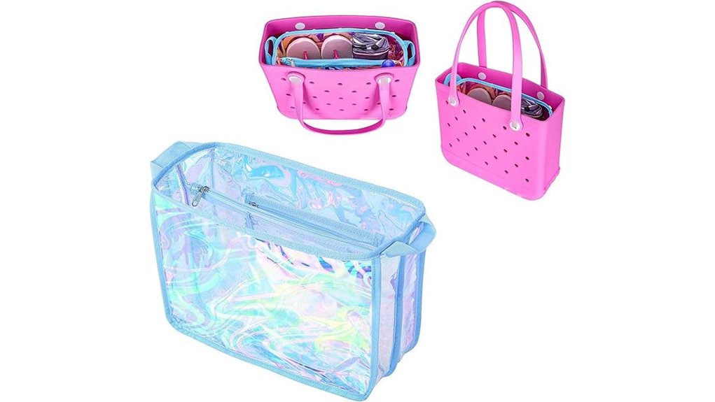 iridescent waterproof beach insert
