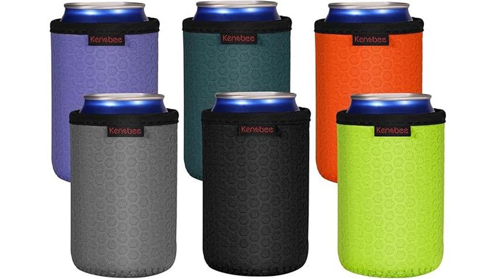 kenobee six pack neoprene coolers