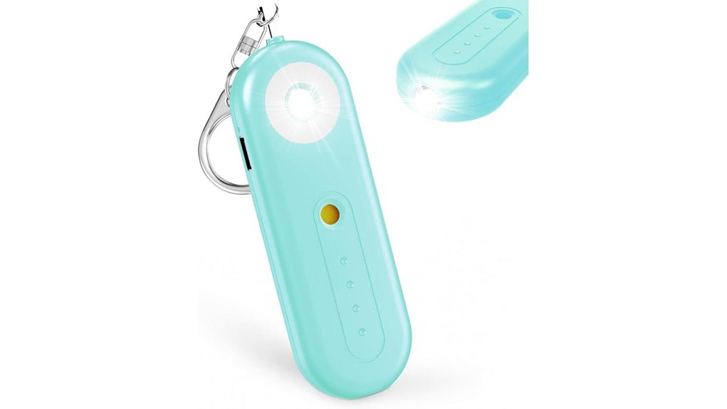 keychain rechargeable 130db alarm