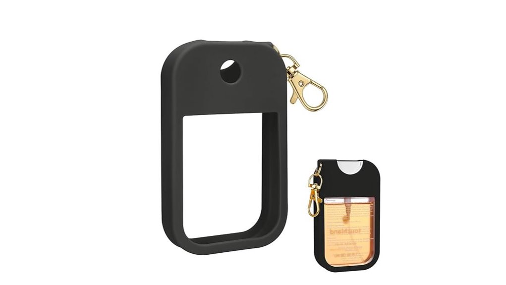 keychain silicone hand sanitizer
