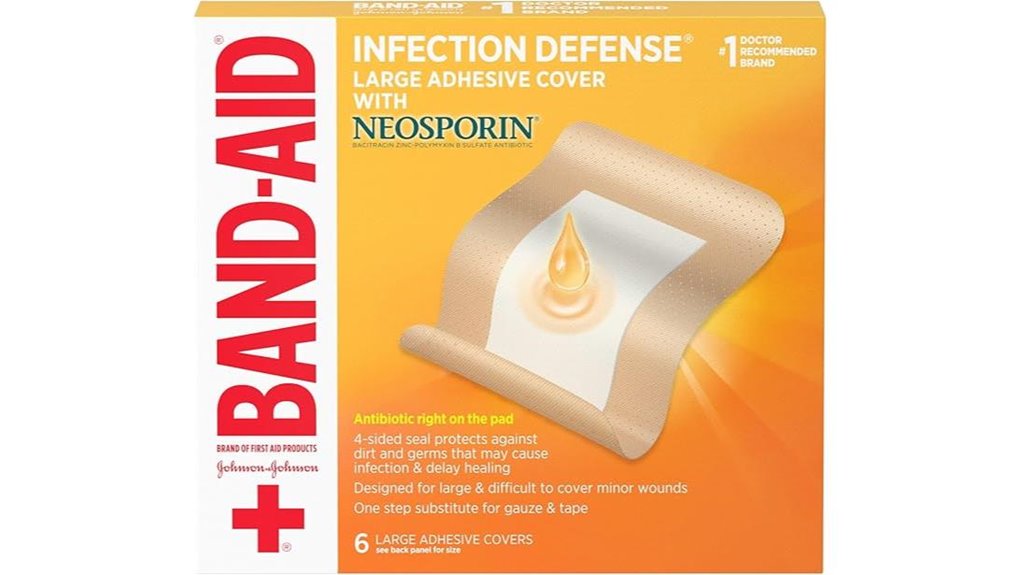 large band aid infection covers