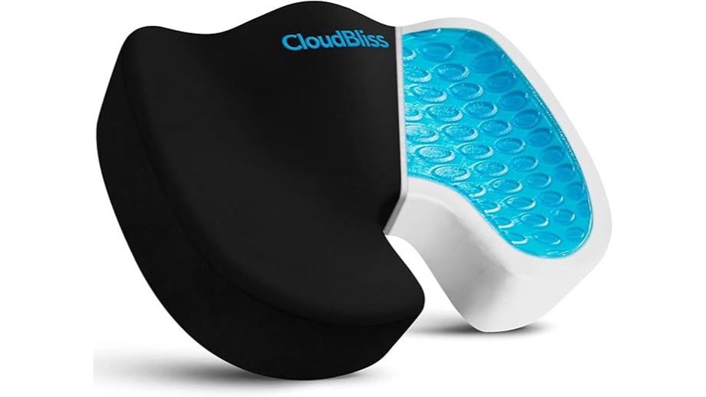 large cloudbliss cooling memory cushion