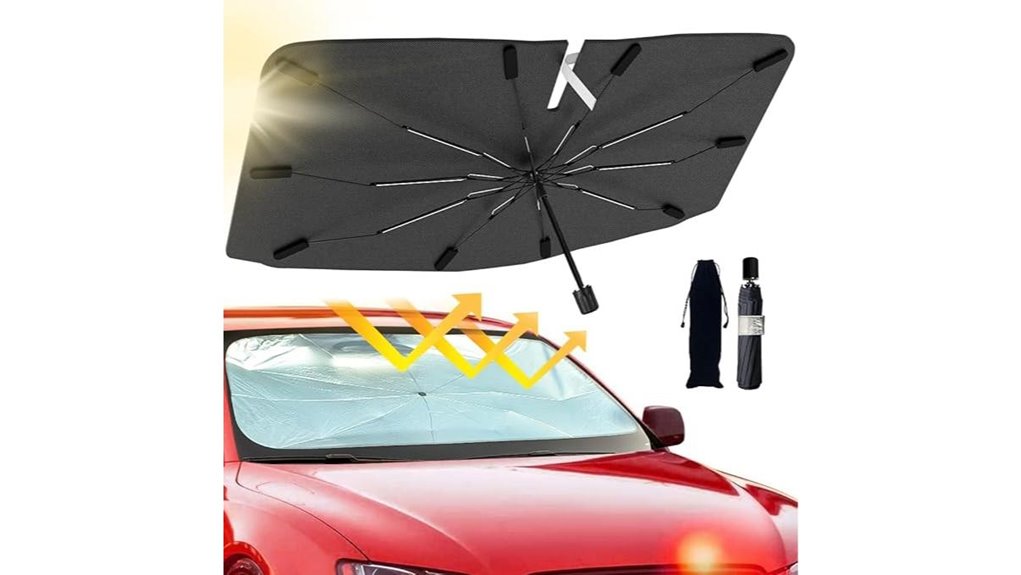 large foldable 2026 windshield umbrella