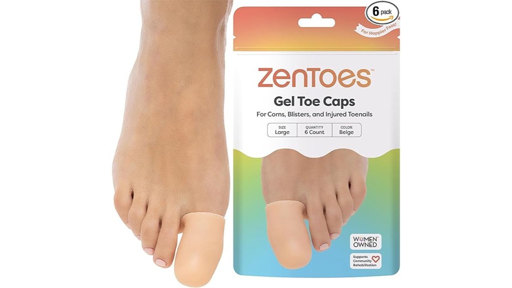 large silicone gel toe caps