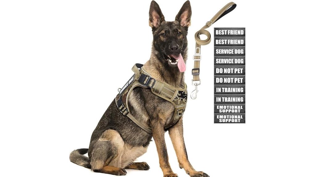 large tactical no pull harness