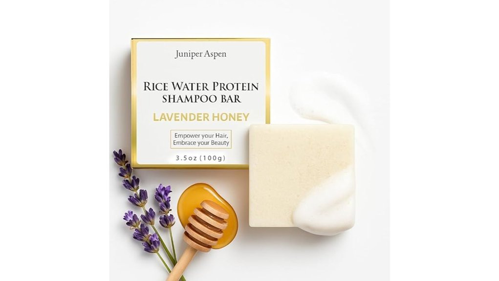 lavender honey rice shampoo