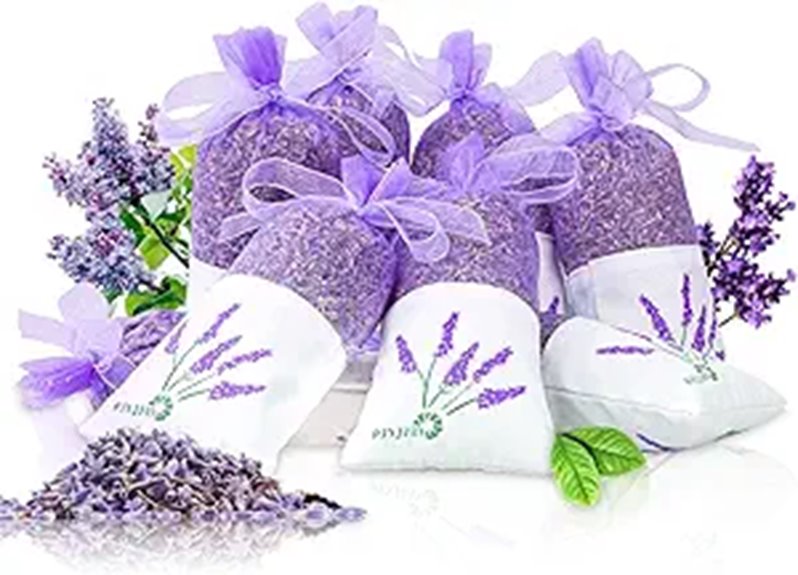 lavender sachets eight pack drawers