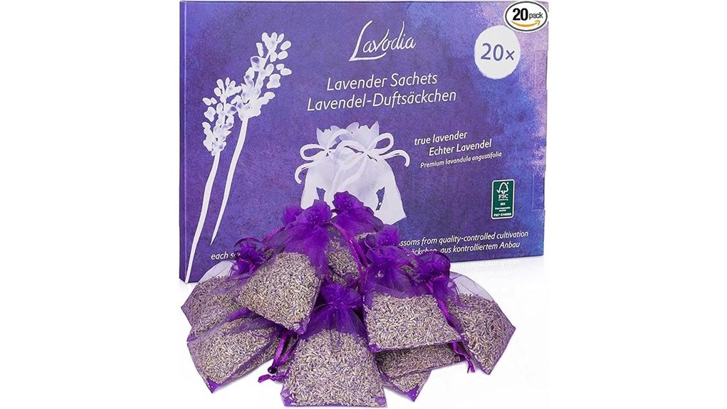 lavender sachets twenty pack