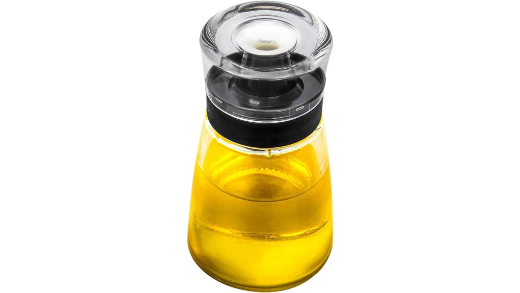 leak proof 160ml glass oil dispenser
