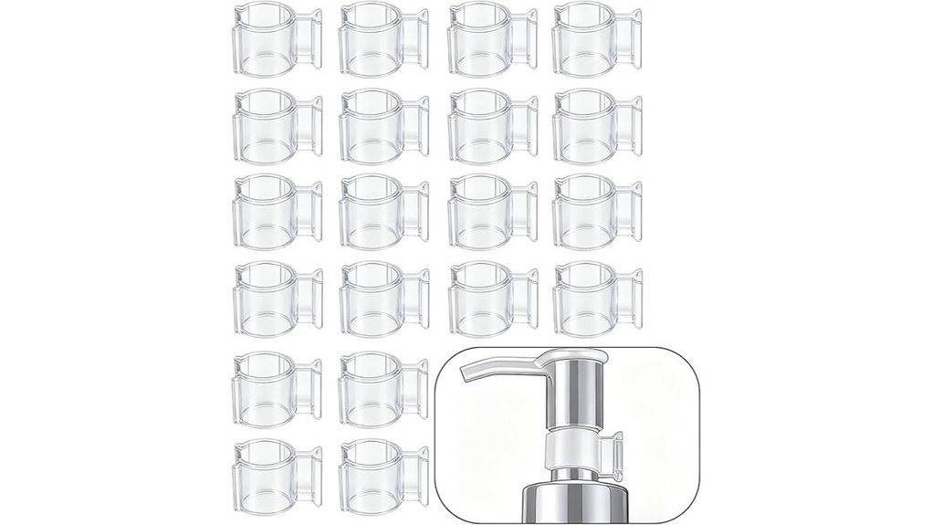 leakproof pump lock clips