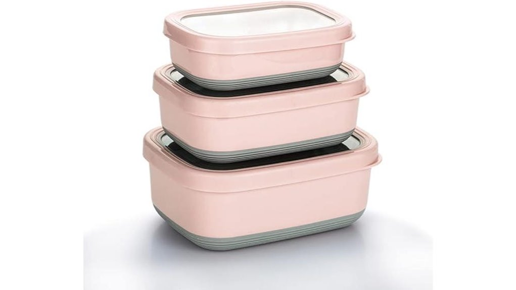 leakproof stainless steel lunchware