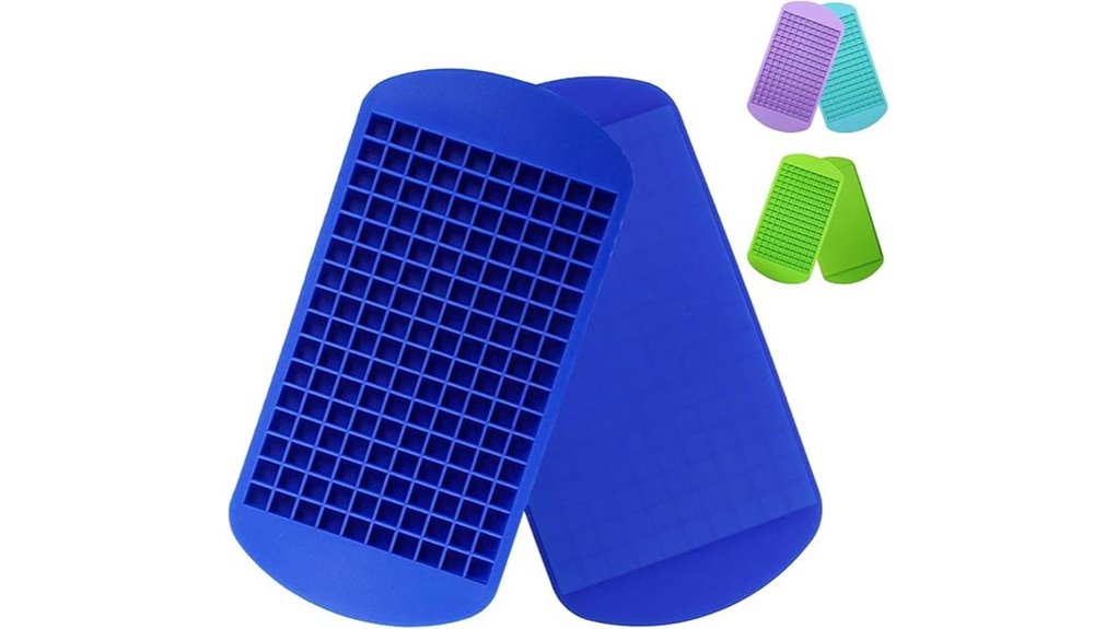 leeyean silicone mini icecube trays