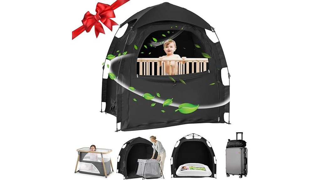 light blocking baby sleep tent